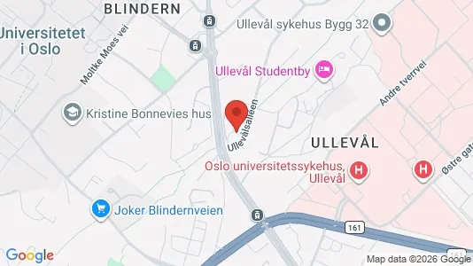 Rooms for rent i Oslo St. Hanshaugen - kort over placeringen