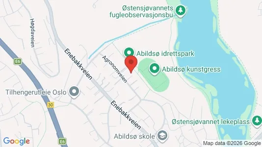 Rooms for rent i Oslo Østensjø - kort over placeringen
