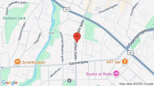 Rooms for rent i Oslo Grünerløkka - kort over placeringen
