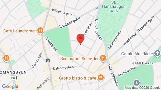 Apartments for rent i Oslo St. Hanshaugen - kort over placeringen