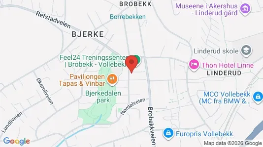 Rooms for rent i Oslo Bjerke - kort over placeringen