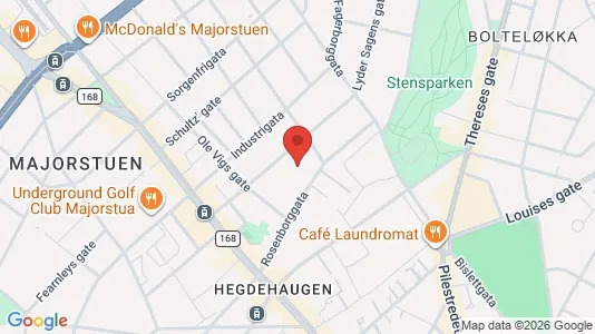 Apartments for rent i Oslo Frogner - kort over placeringen