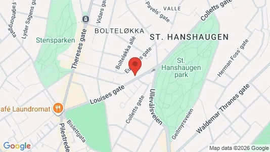 Apartments for rent i Oslo St. Hanshaugen - kort over placeringen