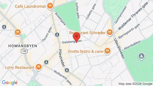 Rooms for rent i Oslo St. Hanshaugen - kort over placeringen