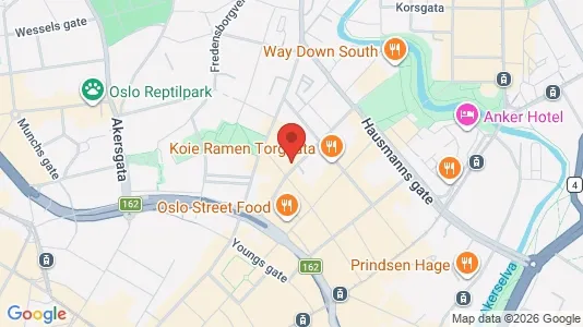 Rooms for rent i Oslo St. Hanshaugen - kort over placeringen