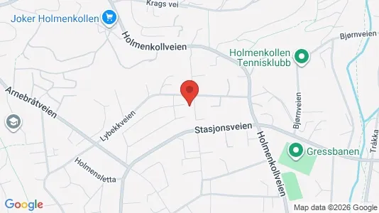 Rooms for rent i Oslo Vestre Aker - kort over placeringen