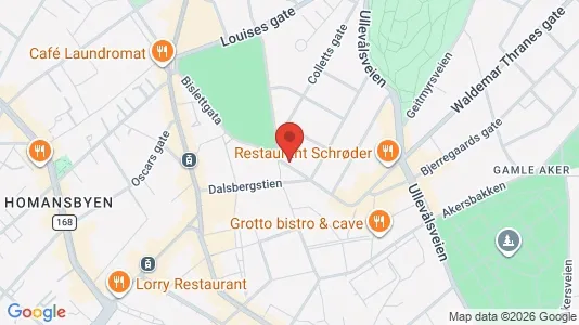 Rooms for rent i Oslo St. Hanshaugen - kort over placeringen