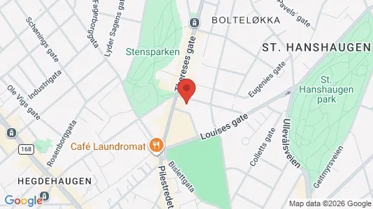 Apartments for rent i Oslo St. Hanshaugen - kort over placeringen