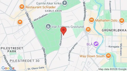 Rooms for rent i Oslo St. Hanshaugen - kort over placeringen