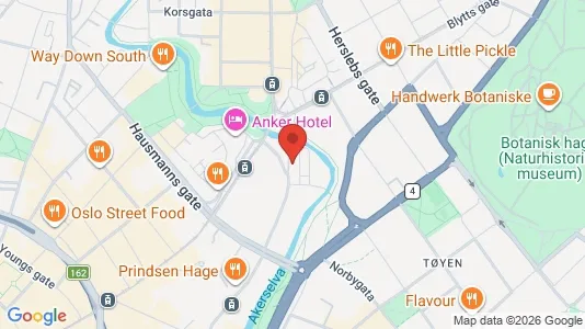 Rooms for rent i Oslo Grünerløkka - kort over placeringen