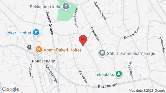 Apartments for rent i Oslo Nordstrand - kort over placeringen