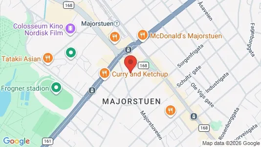 Apartments for rent i Oslo Frogner - kort over placeringen
