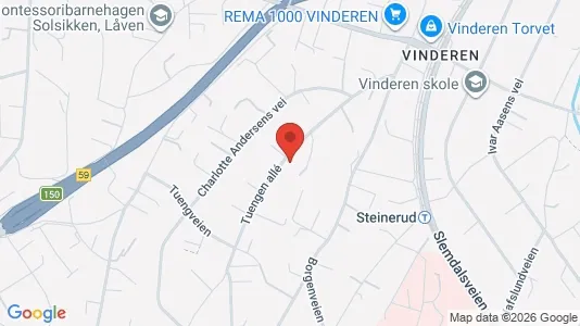Rooms for rent i Oslo Vestre Aker - kort over placeringen