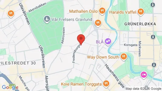 Rooms for rent i Oslo St. Hanshaugen - kort over placeringen