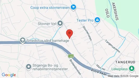 Rooms for rent i Oslo Stovner - kort over placeringen