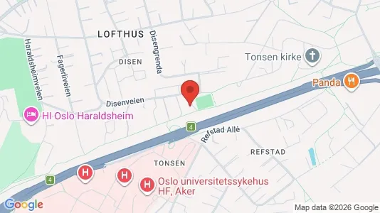 Apartments for rent i Oslo Nordre Aker - kort over placeringen