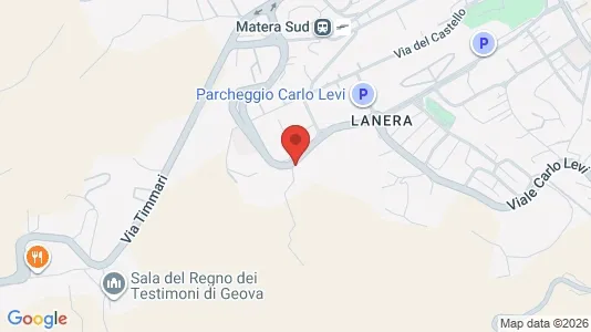 Apartments for rent i Matera - kort over placeringen