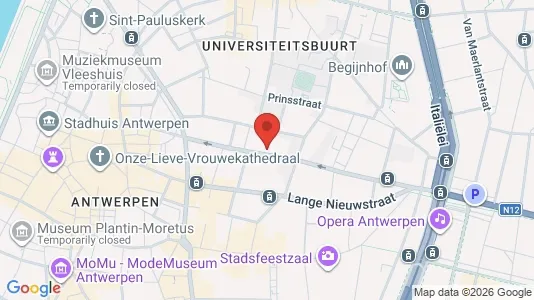 Apartments for rent i Stad Antwerp - kort over placeringen