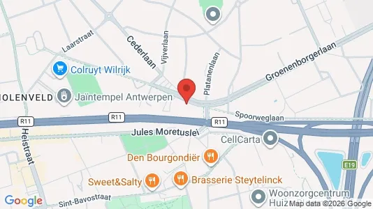 Apartments for rent i Antwerp Wilrijk - kort over placeringen