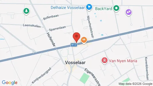 Apartments for rent i Vosselaar - kort over placeringen