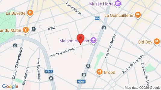 Apartments for rent i Brussels Sint-Gillis - kort over placeringen