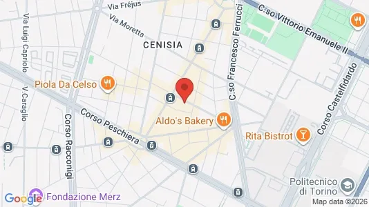 Apartments for rent i Turin - kort over placeringen