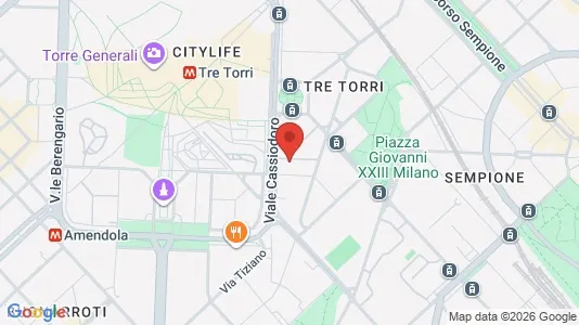 Apartments for rent i Milano Zona 1 - Centro storico - kort over placeringen