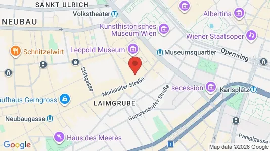 Rooms for rent i Wien Meidling - kort over placeringen