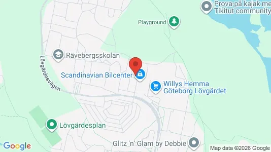 Apartments for rent i Angered - kort over placeringen