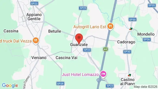 Apartments for rent i Guanzate - kort over placeringen