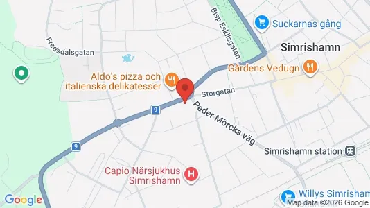 Apartments for rent i Simrishamn - kort over placeringen