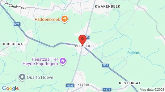 Apartments for rent i Gooik - kort over placeringen