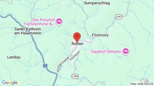 Apartments for rent i Ratten - kort over placeringen