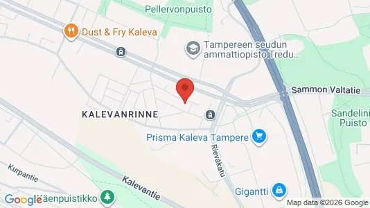 Apartments for rent i Tampere Keskinen - kort over placeringen