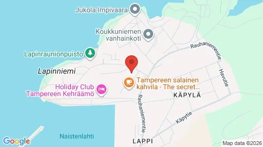 Apartments for rent i Tampere Keskinen - kort over placeringen