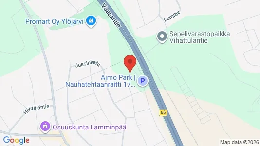 Apartments for rent i Tampere Lounainen - kort over placeringen