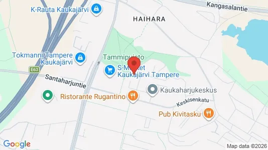 Apartments for rent i Tampere Kaakkoinen - kort over placeringen
