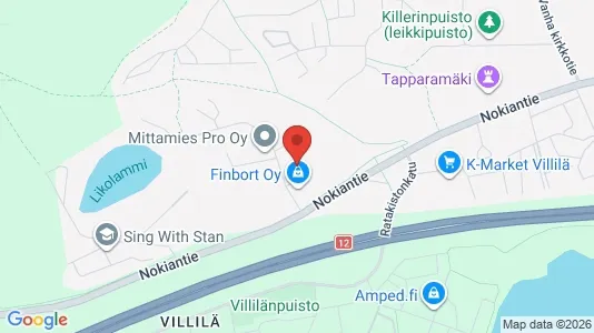 Apartments for rent i Tampere Lounainen - kort over placeringen