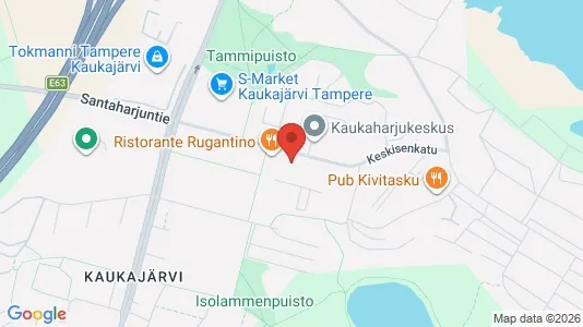 Apartments for rent i Tampere Kaakkoinen - kort over placeringen