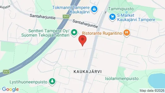 Apartments for rent i Tampere Kaakkoinen - kort over placeringen