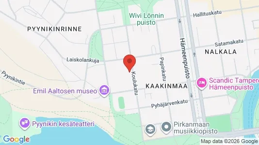 Apartments for rent i Tampere Keskinen - kort over placeringen