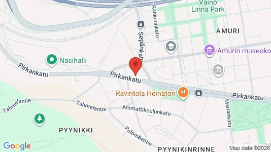 Apartments for rent i Tampere Keskinen - kort over placeringen