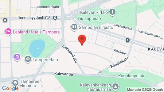 Apartments for rent i Tampere Keskinen - kort over placeringen