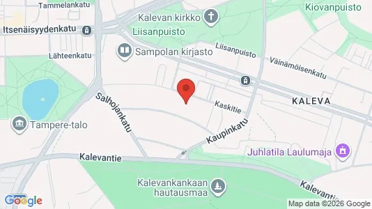 Apartments for rent i Tampere Keskinen - kort over placeringen