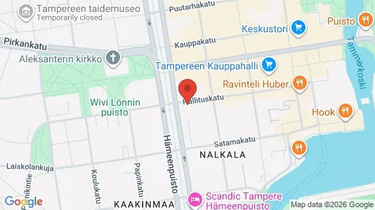 Apartments for rent i Tampere Keskinen - kort over placeringen