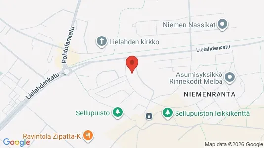 Apartments for rent i Tampere Luoteinen - kort over placeringen