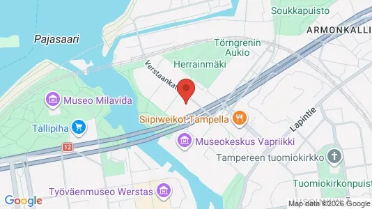 Apartments for rent i Tampere Keskinen - kort over placeringen