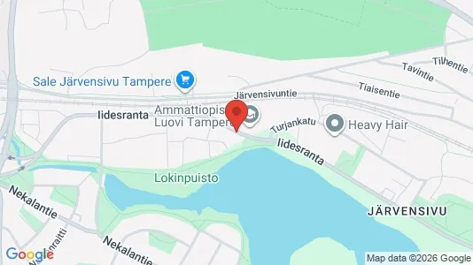 Apartments for rent i Tampere Keskinen - kort over placeringen