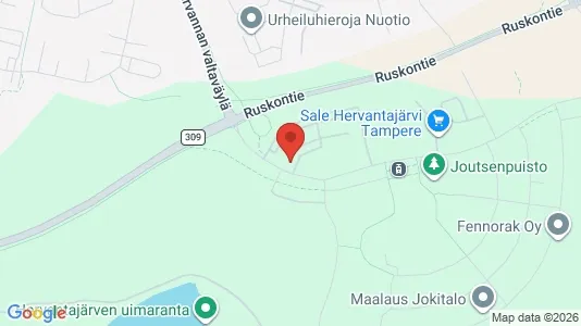 Apartments for rent i Tampere Kaakkoinen - kort over placeringen