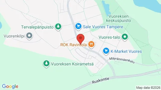 Apartments for rent i Tampere Eteläinen - kort over placeringen